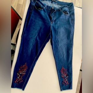 Ashley Stewart 22W blue Jeans